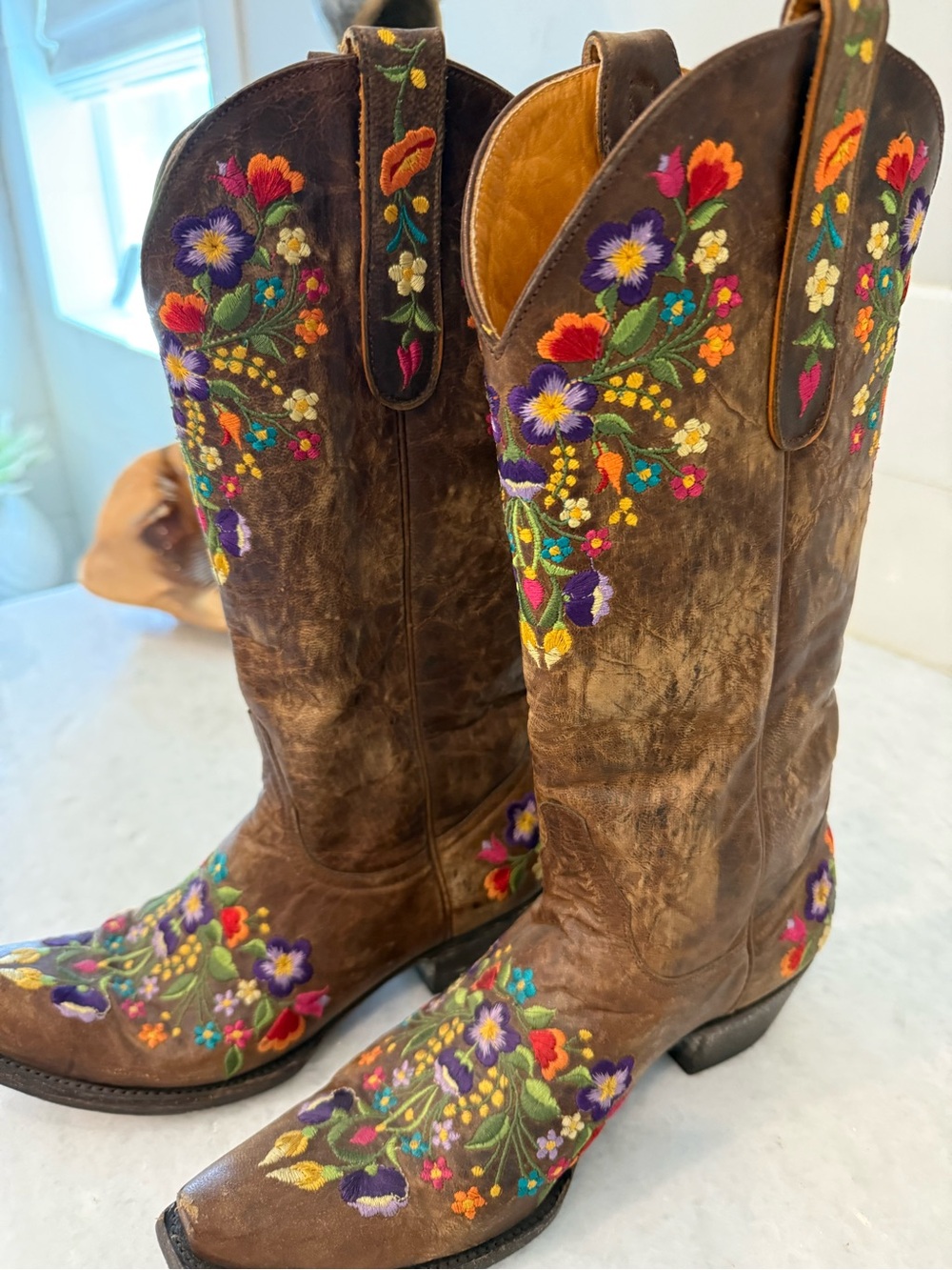 Old Gringo Leather Embroidered Boots